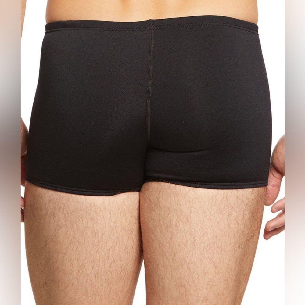 TYR Durafast Elite Solid Square Leg Swimsuit Men’s Size 28 Black - Picture 5 of 5
